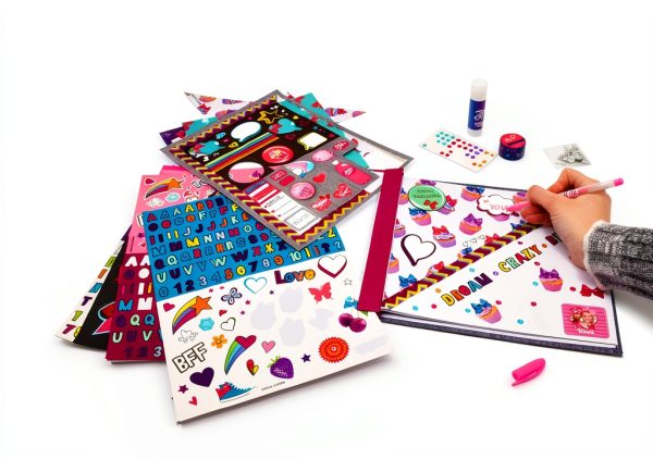 JoJo Siwa Scrapbook Kit Pink Colorful 650 Pieces Kids-1