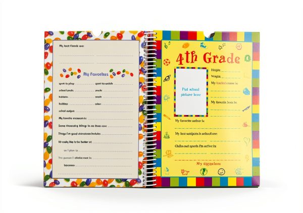 New Seasons School Keepsake Album Yellow Paper Deluxe-4