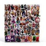 Huaiyuan Halloween Stickers Waterproof Cartoon Decor Kids-0