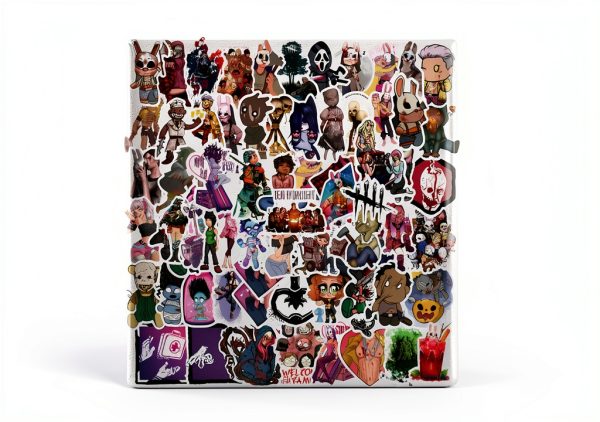 Huaiyuan Halloween Stickers Waterproof Cartoon Decor Kids-0