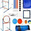 Melktemn Dog Agility Course Set Backyard Training Equipment-5