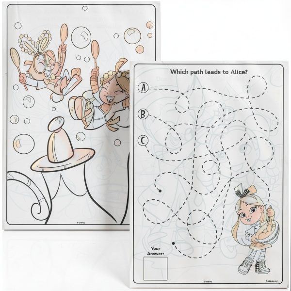 Alice's Bakery Jumbo Coloring Book Kids Activity Fantasy-0