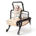 Albott Dog Treadmill Manual Wood Black Exercise Fitness-0