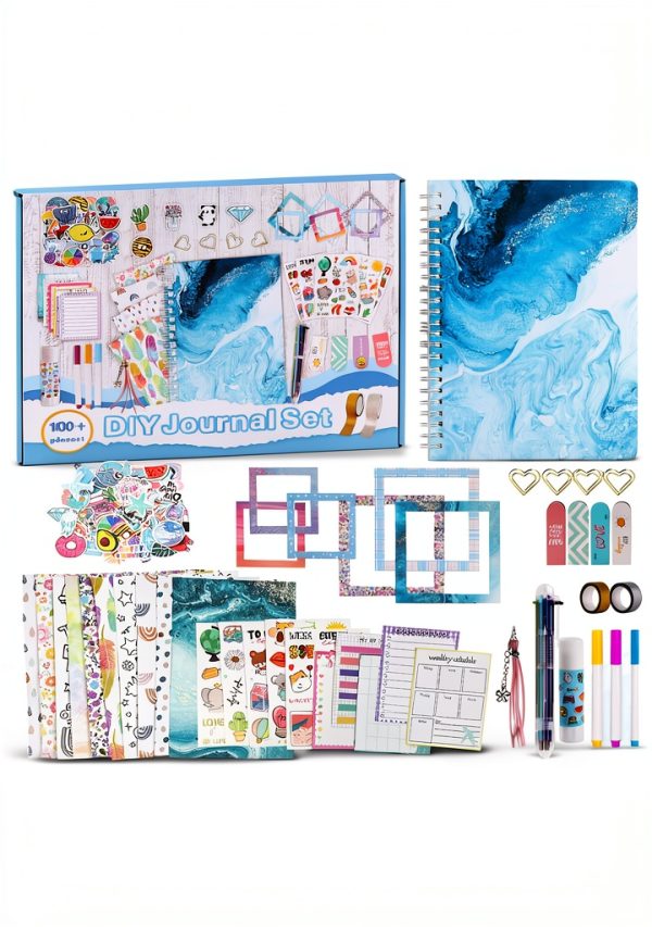 JITEYOU Alphabet Magnetic Scrapbooking Kit Kids Craft Box-0