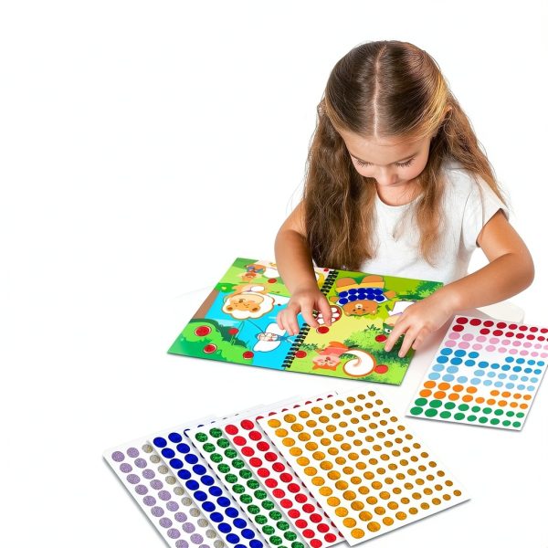 FIDRTH Scrapbooking Kit Animals Stickers Kids Craft Activity-4