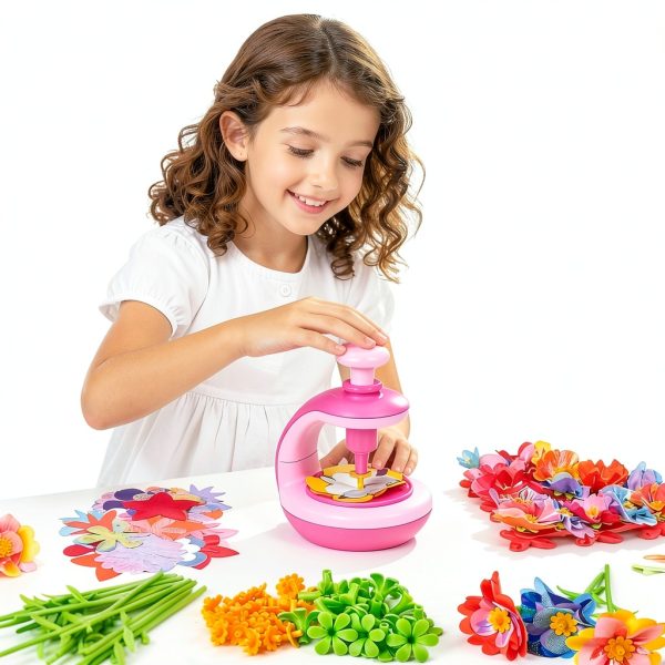 Generic DIY Flower Craft Kit Kids Floral STEM Activity-1