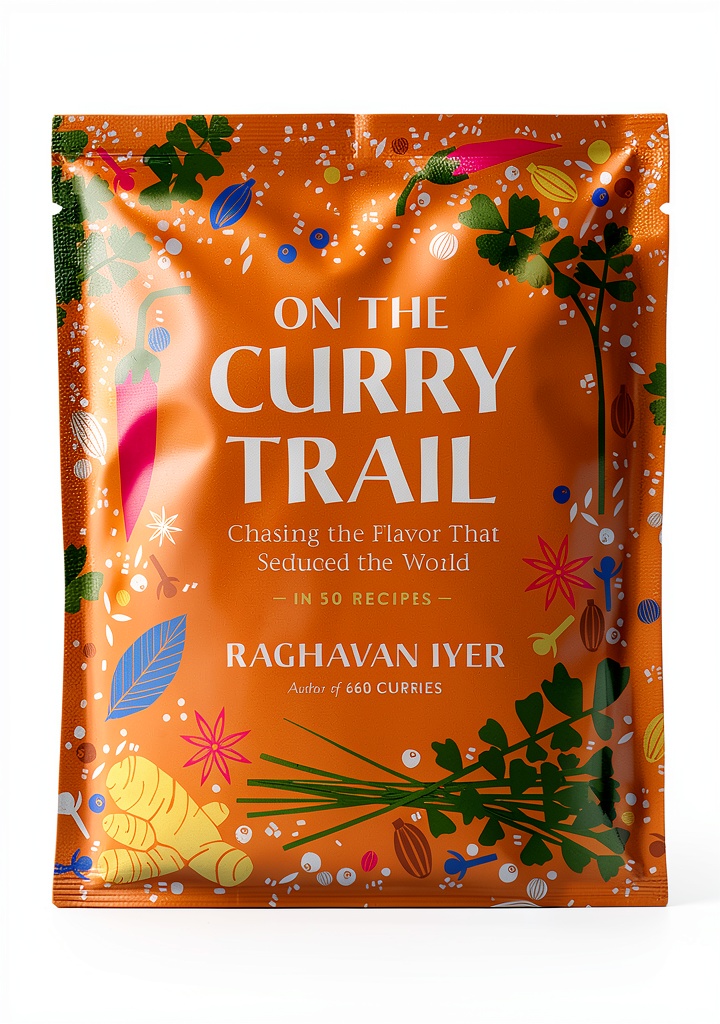 'Kindle cookbook open to a vibrant Southeast Asian recipe page'