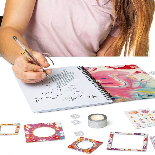 JOiFULi DIY Journal Set Kids Scrapbooking Craft Kit-3