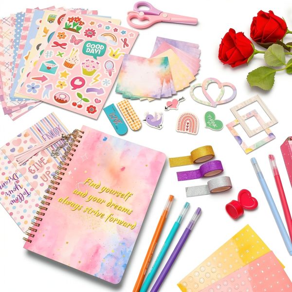 InnoWis DIY Journal Kit for Girls Creative Craft Supplies-3