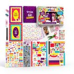 GirlZone Kids Christmas Scrapbook Kit Paper Craft Supplies-0