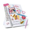 PATIFEED DIY Journal Kit Pink Scrapbooking Craft for Girls-5