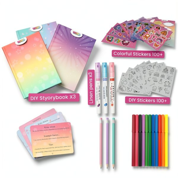 YiYeah DIY Storybook Art Kit Kids Craft Set Multicolor-1
