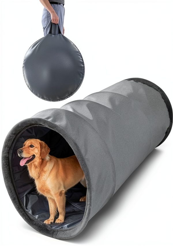 HOMBYS Dog Agility Tunnel Large Safe Easy Install-0