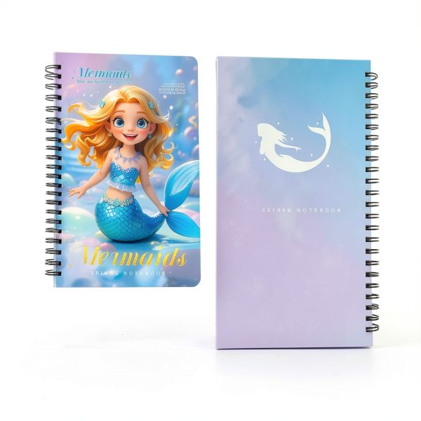 DICVUTE Mermaid Scrapbook Kit for Kids DIY Journal-2