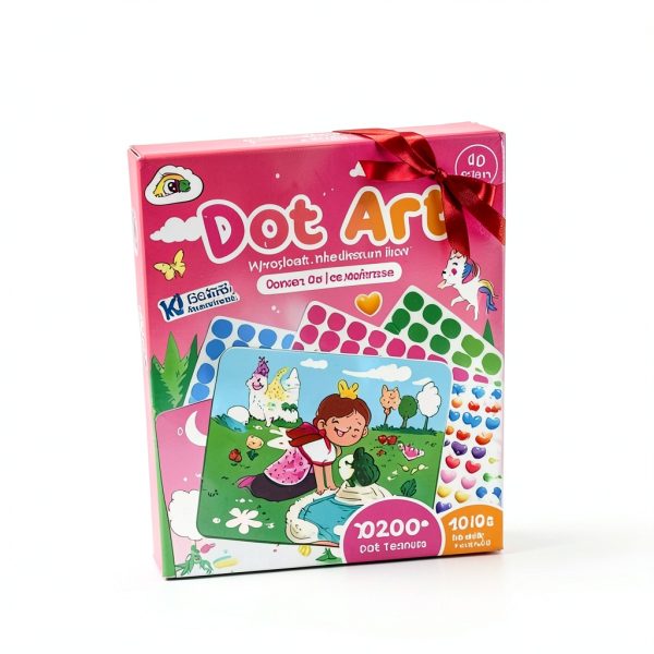 ZMLM Dot Art Craft Kit Mess Free Stickers Girls Activity-5