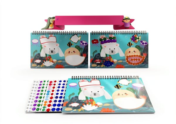 FIDRTH Scrapbooking Kit Animals Stickers Kids Craft Activity-2