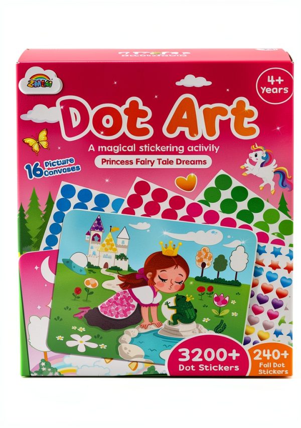 ZMLM Dot Art Craft Kit Mess Free Stickers Girls Activity-0