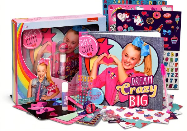 JoJo Siwa Scrapbook Kit Pink Colorful 650 Pieces Kids-0