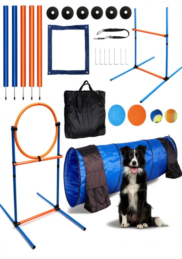 Melktemn Dog Agility Course Set Backyard Training Equipment-0