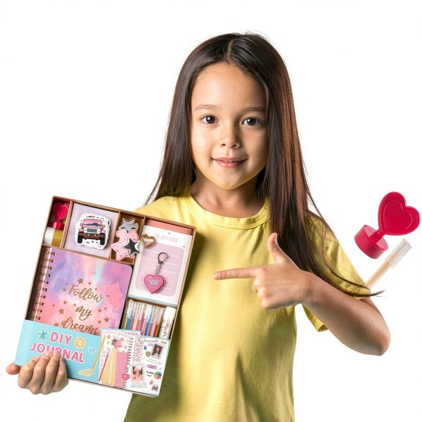 Huastyle DIY Journal Kit for Girls Acid-Free Paper Craft Set-3