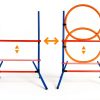 Melktemn Dog Agility Course Set Backyard Training Equipment-6