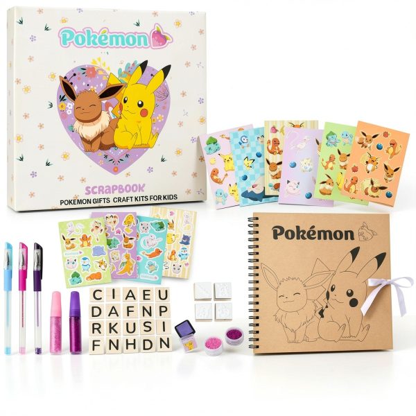 Pokemon Scrapbook Set Arts Crafts Kit for Kids-5