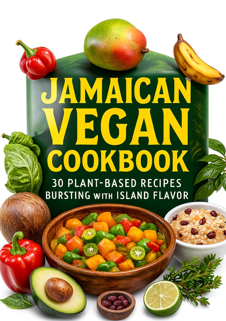 Caribbean cooking Kindle book open on a tablet