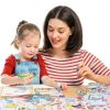 JITEYOU Alphabet Magnetic Scrapbooking Kit Kids Craft Box-4