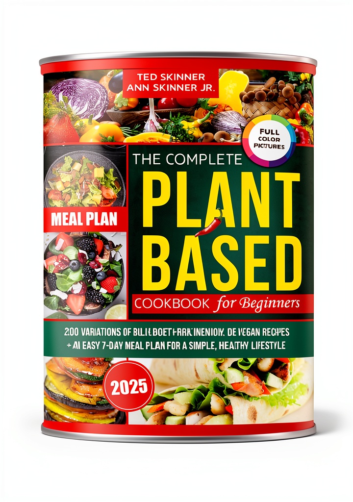 Caribbean Vegan Cookbook open on a Kindle device showing colorful recipes