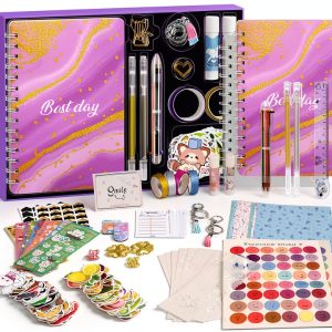 Suziko DIY Journal Set for Girls Scrapbooking Kit Supplies-0