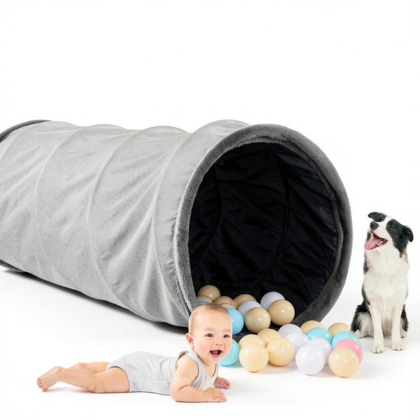 HOMBYS Dog Agility Tunnel Large Safe Easy Install-3