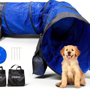 Jopavo Dog Agility Tunnel Durable Training Equipment-0