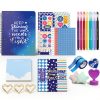 Nollh DIY Journal Kit Colored Paper Creative Scrapbooking-1