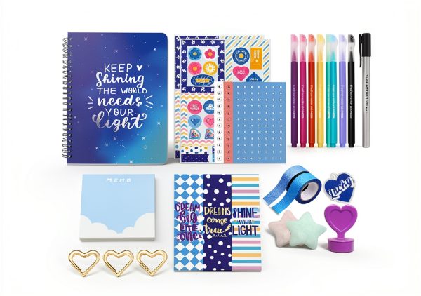 Nollh DIY Journal Kit Colored Paper Creative Scrapbooking-1