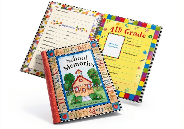 New Seasons School Keepsake Album Yellow Paper Deluxe-0