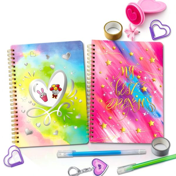 PATIFEED Kids Scrapbooking Journal Set 2-Pack Paper Craft-1