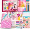InnoWis DIY Journal Kit for Girls Creative Craft Supplies-0