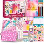 InnoWis DIY Journal Kit for Girls Creative Craft Supplies-0