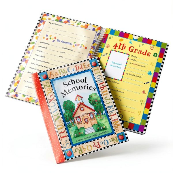 New Seasons School Keepsake Album Yellow Paper Deluxe-1
