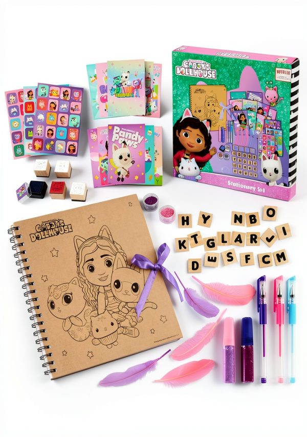 Gabby's Dollhouse Scrapbook Kit Kids Craft Supplies Creative-0