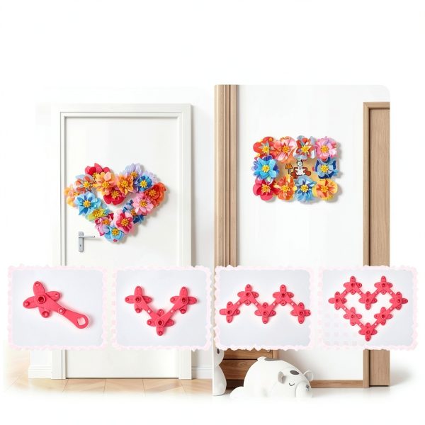 Generic DIY Flower Craft Kit Kids Floral STEM Activity-7