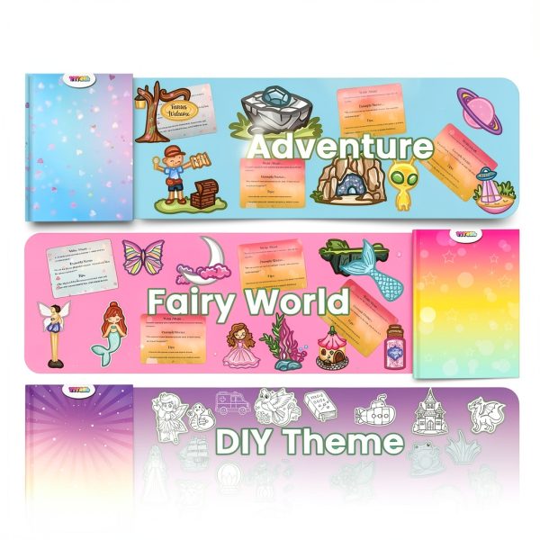 YiYeah DIY Storybook Art Kit Kids Craft Set Multicolor-5