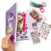 GirlZone Kids Christmas Scrapbook Kit Paper Craft Supplies-2