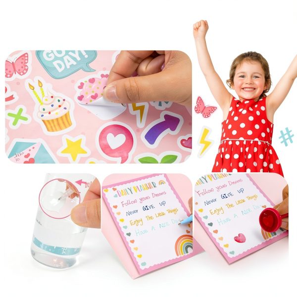InnoWis DIY Journal Kit for Girls Creative Craft Supplies-2