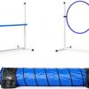 Hoffco Dog Agility Tunnel Backyard Training Equipment-0