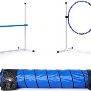 Hoffco Dog Agility Tunnel Backyard Training Equipment-0
