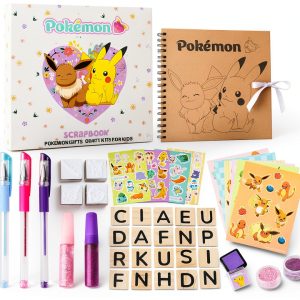 Pokemon Scrapbook Set Arts Crafts Kit for Kids-0