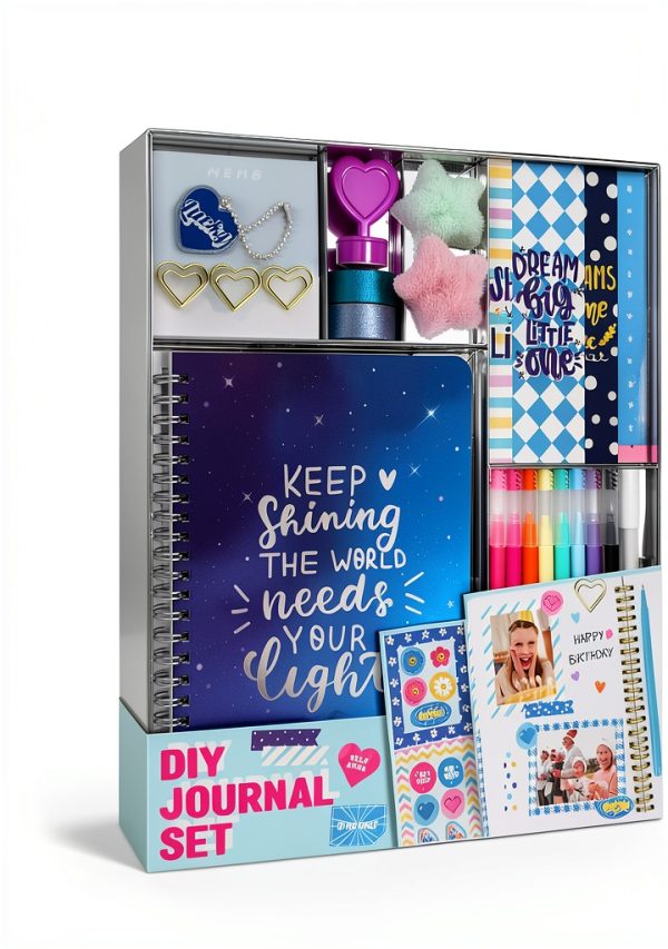 Nollh DIY Journal Kit Colored Paper Creative Scrapbooking-5