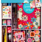 JOiFULi DIY Journal Set Kids Scrapbooking Craft Kit-0