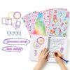 DICVUTE Mermaid Scrapbook Kit for Kids DIY Journal-4